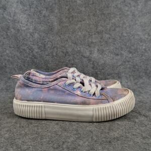 Cat & Jack Shoes Kids 13 Casual Sneakers Lace Up Trainers Canvas Tie Dye Girls